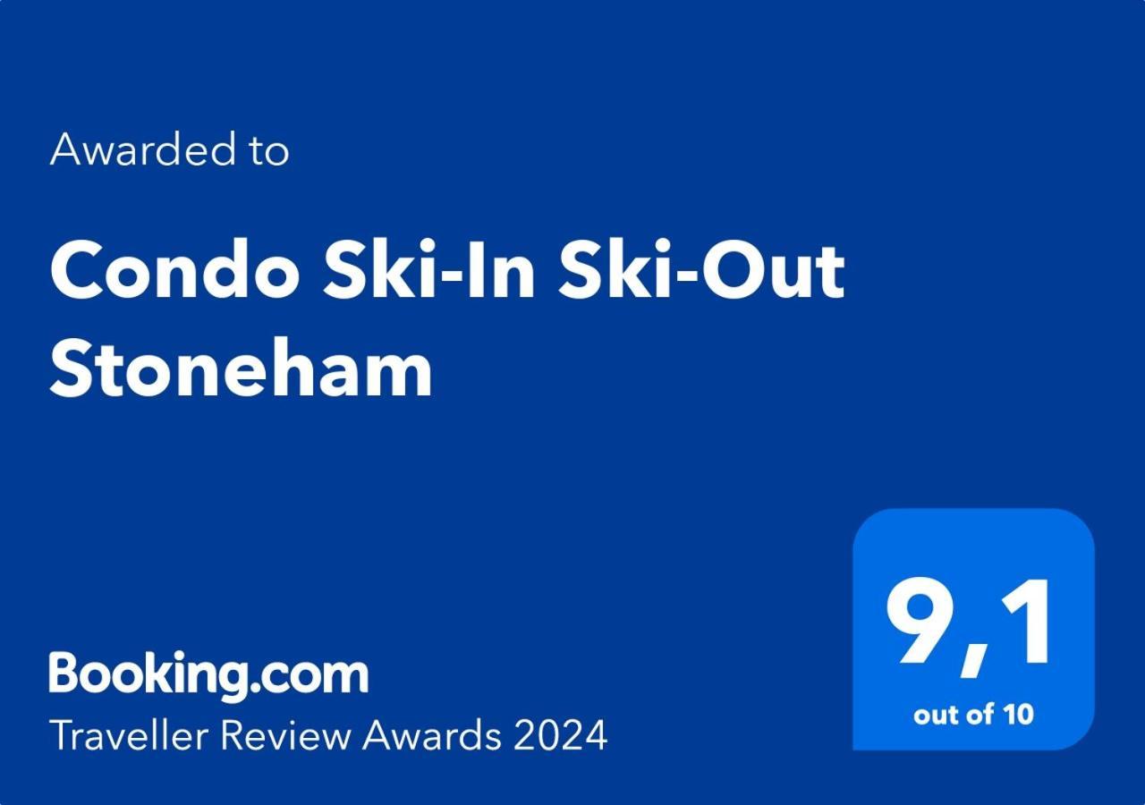 Condo Ski-In Ski-Out Stoneham Exterior photo